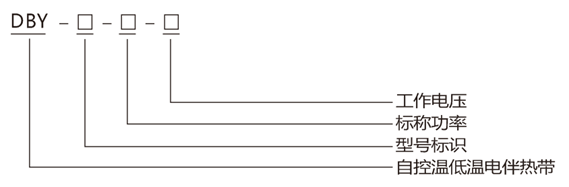 低溫防爆自限溫電伴熱帶型號(hào)含義